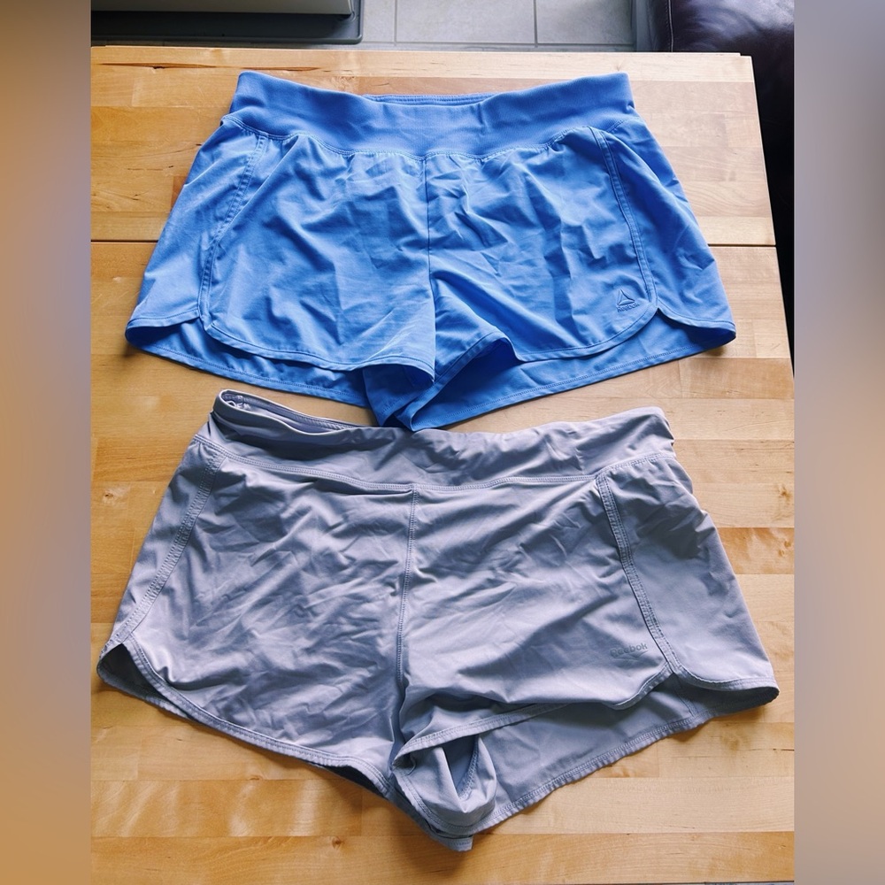 Reebok athletic shorts bundle🩵🩶